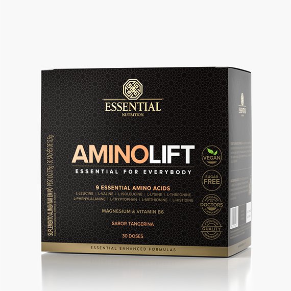 Aminolift Tangerina Pool De Amino Cidos Box C Sach S