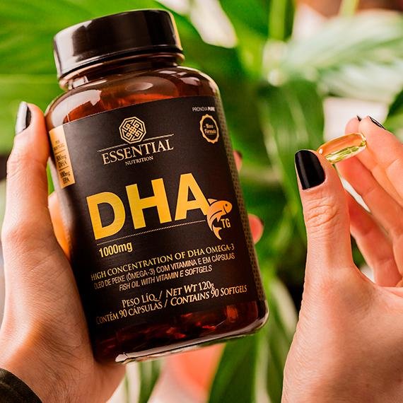 DHA TG Ômega 3 ultraconcentrado em DHA Essential Nutrition